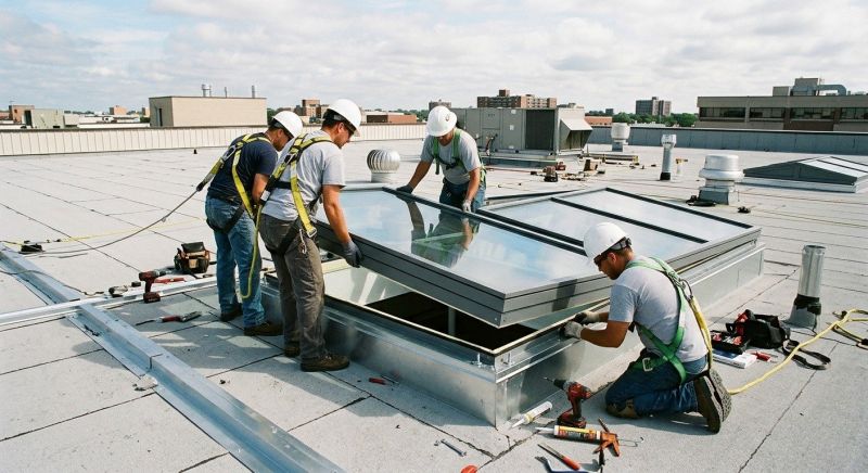 Commercial Skylight Renovation in Beaumont, TX