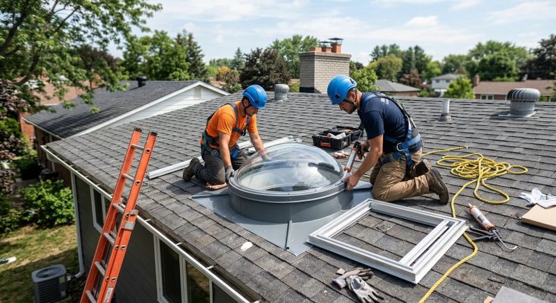 Dome Skylight Installation in Seattle, WA