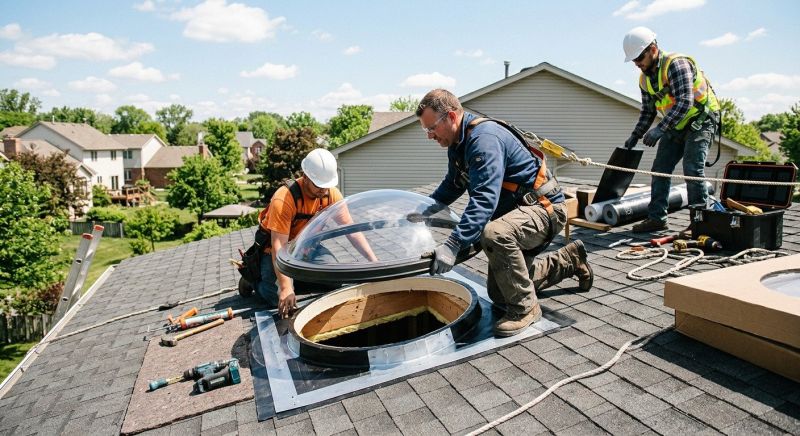 Dome Skylight Replacement in Puyallup, WA
